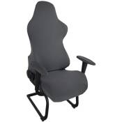 Galozzoit - Housse de chaise de bureau extensible, anti-saleté, extensible, housse de chaise de jeu, housse de chaise de jeu extensible, housse de