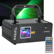 Ibiza Light Jeu de lumière laser vert - 150mw - 9 canaux DMX