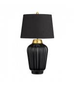 Lampe de table Bexley Laiton noir / brossé 30 Cm