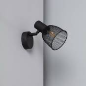 Lampe Orientable Aluminium Grid 1 Spot Noir