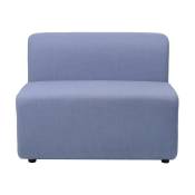 Module chaise en polyester bleu clair 90x70 cm Lagoon