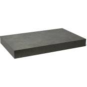 Naturel plan vasque 143,5x8x50 cm, gris foncé mat effet beton (DO14050BCS) - Egger