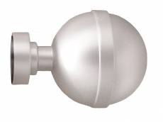 Paire d'Embouts 'sphère' pour barre Ø 28 mm - Nickel