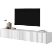 Selsey - telire - Meuble tv 175 cm - blanc
