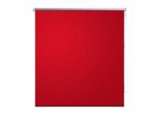 Store enrouleur rouge occultant 120 x 175 cm fenêtre rideau pare-vue volet roulant helloshop26 4102021