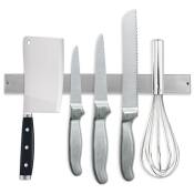 Swanew - 1x Porte Couteaux de Cuisine,Barre Magnétique pour Couteaux 40 cm, magnétique en Inoxydable 304