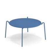 Table basse Rio R50 / Ø 104 cm - Métal - Emu bleu