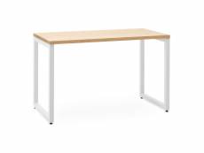 Table bureau icub strong eco 60x140x75 cm blanc naturel - ds meubles ICSME-60140730 30AB-BL-NA