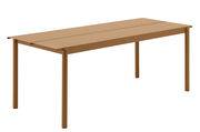 Table rectangulaire Linear / Acier - 200 x 75 cm -