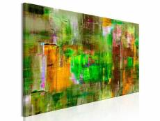 Tableau royaume vert taille 150 x 50 cm PD9276-150-50