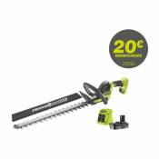 Taille-haies RYOBI 18V OnePlus Brushless - LINEA - 45 cm - 1 batterie 2.0 Ah - 1 chargeur - RY18HT45A-120