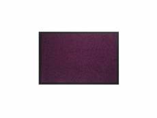 Tapis d?entrée twister - violet - 90x150 cm - support vinyl antidérapant