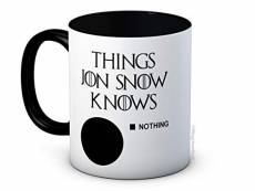 Things Jon Snow Knows - Nothing - Game of Thornes -