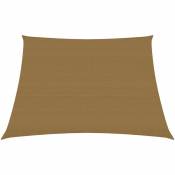 YOUTHUP Voile d'ombrage 160 g/m² Taupe 3/4x3 m PEHD