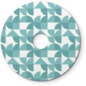 Abat-jour mini plat Ellepì avec motifs géométriques 'Kaleidoscope', diamètre de 24 cm - Fabriqué en Italie Géométrie 3 - Géométrie 3