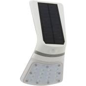 Applique solaire LED 2W 240 lumens avec détecteur de mouvement - Elexity - Blanc