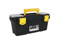 Boîte à outils bricotech jaune/noir (39 x 19 x 18