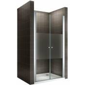 Cadentro - Porte de douche h 180 cm verre semi transparent