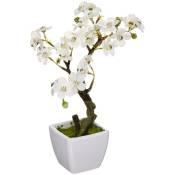 Cerisier artificiel Mela blanc H26cm - Atmosphera créateur