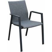 Chaise de fauteuil extérieur avec structure en aluminium