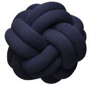 Coussin Knot / Fait main - 30 x 30 cm - Design House Stockholm bleu en tissu
