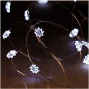 Feeric Christmas - Guirlande lumineuse Intérieur 20 Déco Copper LED sur 1.90 mètres - Blanc froid