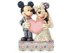 Figurine disney mickey et minnie mariage