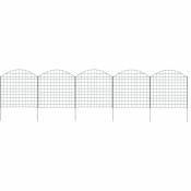 Fimei - Ensemble de clôture voûtée d'étang 77,5x78,5 cm Vert