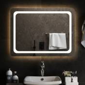 Maisonchic - Miroir de salle de bain à led Miroir de douche 80x60 cm 99337