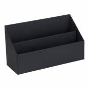 Organiseur range-courriers vertical 2 compartiments Bigso Box George coloris noir