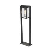 Qazqa - rotterdam - Lampadaire - 1 lumière - l 30 cm - Noir - Moderne - éclairage extérieur - Noir