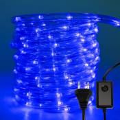 Randaco Tube lumineux LED Chaîne lumineuse Extérieur/Intérieur Noël 10M Bleu - Bleu
