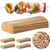 Relaxdays - Piques bois, lot de 2500 brochettes barbecue,