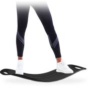 Relaxdays - Planche d'équilibre Twist Board Balance Board entraînement fitness muscles abdos jambes 150 kg, noir