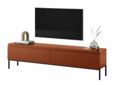 Selsey bemmi - meuble tv- 175 cm - rouge brique