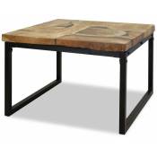 Table basse en bois et en résine disponible en différentes