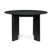 Table ronde en hêtre huilé noir 117 cm Bevel - Ferm Living