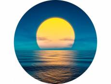 Tableau sur verre synthétique coucher de soleil 95 cm 636249