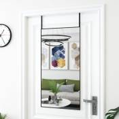 Vidaxl - Miroir de porte Noir 50x100 cm Verre et aluminium