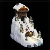 Village de Noël lumineux et animé Piste de luge - Feeric Christmas - Blanc