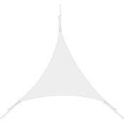 Voile d'ombrage triangle 5x5x5m
