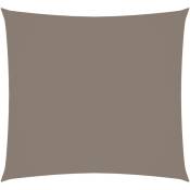 Voile toile d'ombrage parasol tissu oxford carré 2 x 2 m taupe - Or
