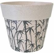 Zen Et Ethnique - Cache pot de fleurs motif bambous