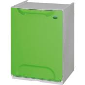 Artplast - Recyclage de la papelera en polypropylène vert, avec un dépôt de 20 l à l'intérieur - Vert
