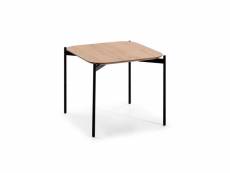 Bobochic table basse sinio noir et bois clair