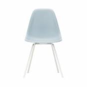 Chaise DSX - Eames Plastic Side Chair / (1950) - Pieds blancs - Vitra bleu en plastique