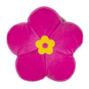 Coussin en forme de fleur rose diam.65