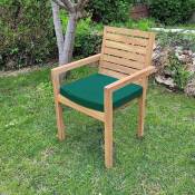 Coussin Vert pour fauteuils fixes