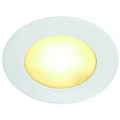 Dl 126 3w round ceiling led lamp warm light 3000k in tbd white color 112221 - Slv Italia