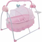 Gojoy - Balançoire automatique pour bébé, berceau, balançoire électrique automatique pour bébé, balançoire, Bluetooth, musique MP3, berceau pour bébé